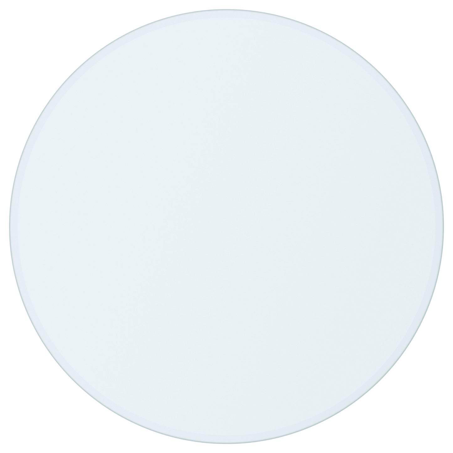 54-inch 8mm Round Clear Tempered Glass Top