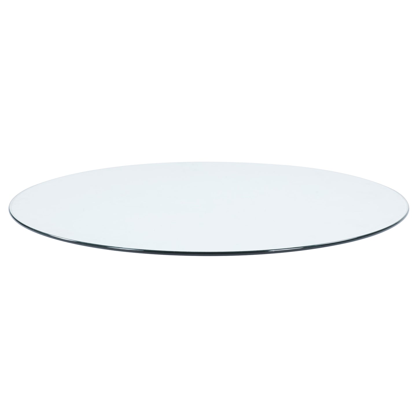 48-inch 10mm Round Clear Tempered Glass Top