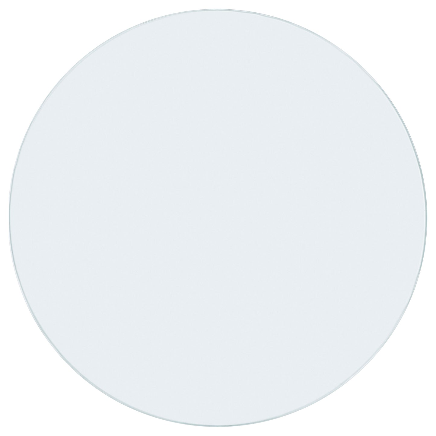 48-inch 10mm Round Clear Tempered Glass Top
