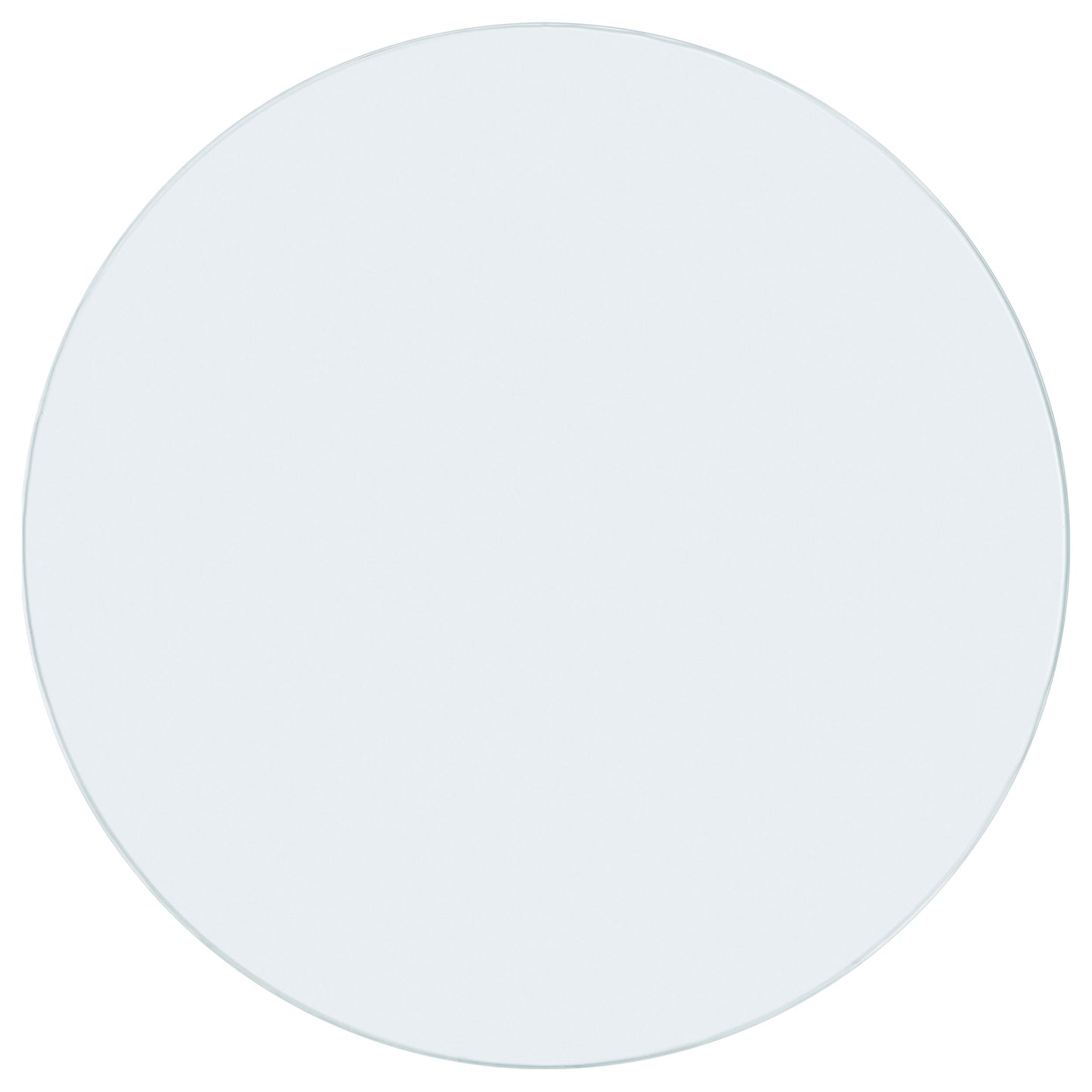 54-inch 10mm Round Clear Tempered Glass Top