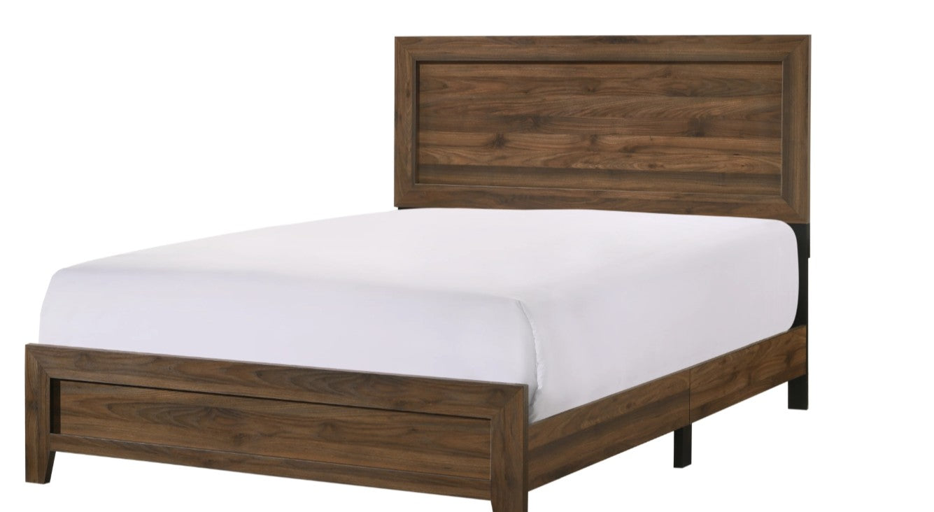 MILLIE BED IN ONE BOX -BROWN CHERRY