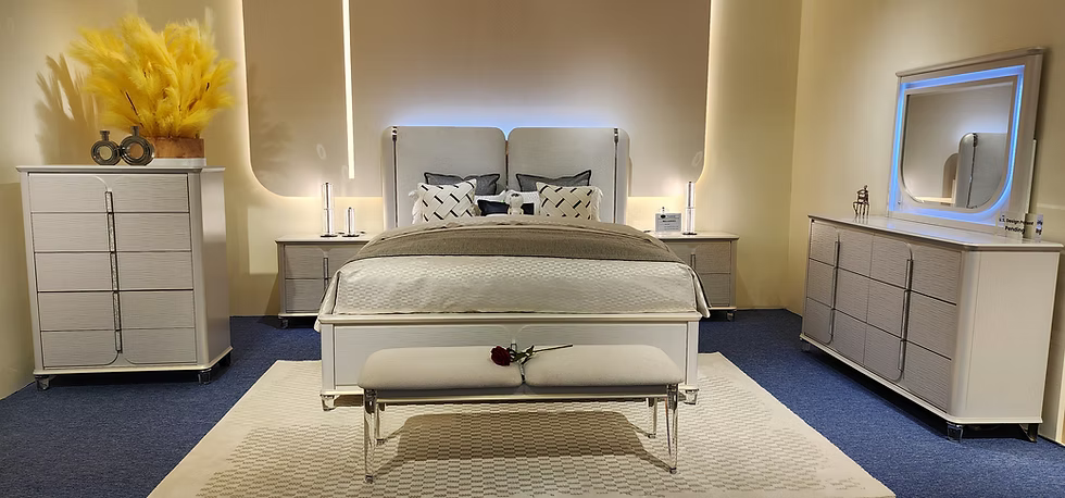 Amara Bedroom Queen Set 4 Pcs