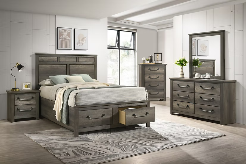 Amelia Bedroom Queen Set 5 Pc