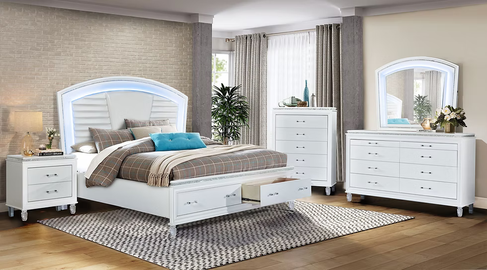 Villa Bedroom King Set 4 Pc