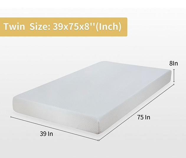 Artemisia 8" Memory Foam Mattress