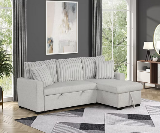 Nori (Grey) Sofa Bed/Storage Sectional