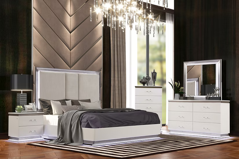 LLana Bedroom Set King 5 Pc