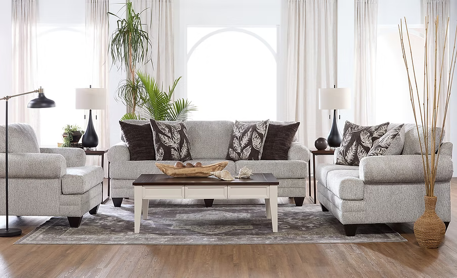 Marley SOfa-Loveseat Set CLoud