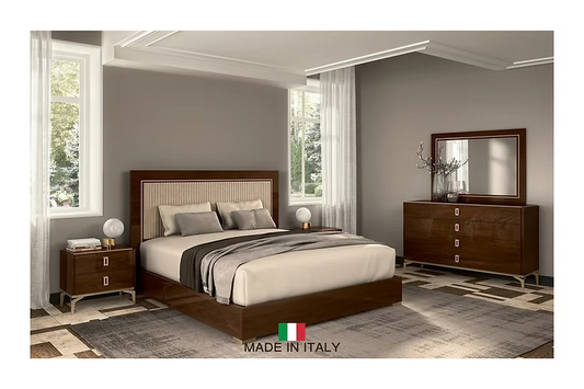 Eva Collection "UPH" Italian Bedroom Set King 5 Pc