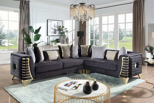Donovan (Black) - Sectional