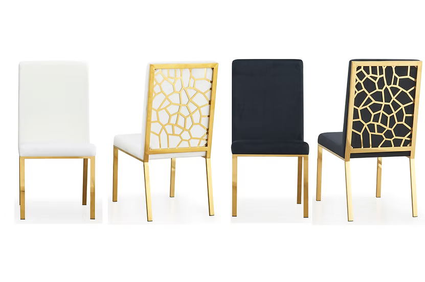 Mimi (Cream&Gold - Black&Gold) Chair