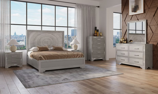 Miramar Bedroom Queen Set 4 Pc