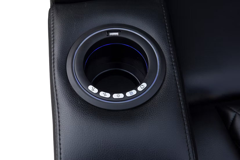 Bomer 3pcs Power Reclining Set BLACK