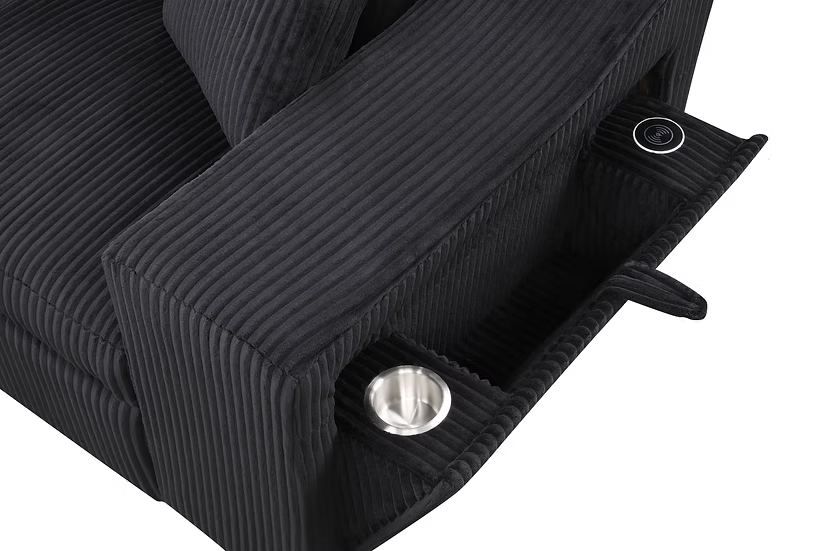 Bonaterra II (Black) Sofa Bed Sectional