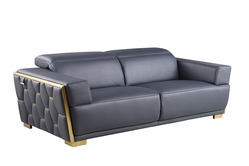 Hexor MI-1245 Sofa-Loveseat Set Navy