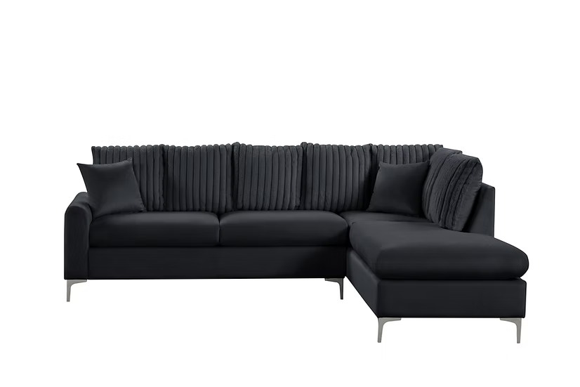 Elina (Black) Sectional