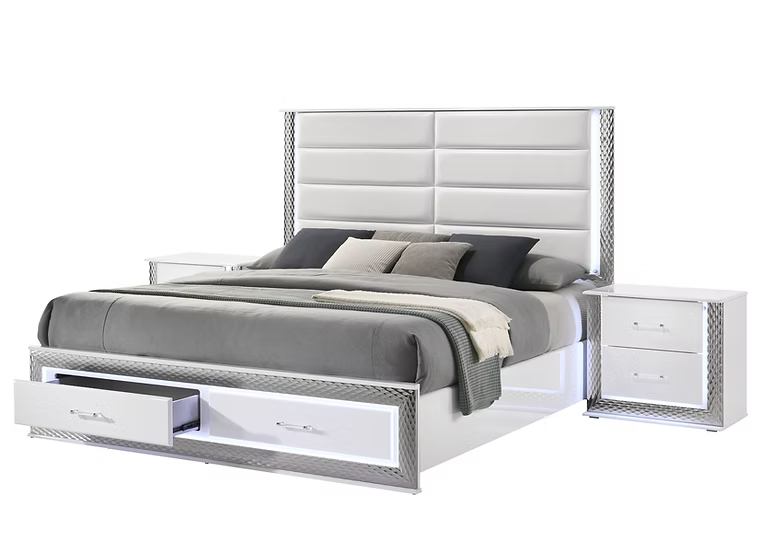 Dina (LED Set) Bedroom Set King 5 Pc