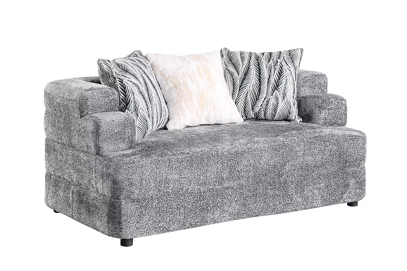 Steoso Sofa and Loveseat Charcoal