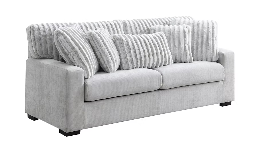 Tara Sofa/Loveseat/Chair Set Grey