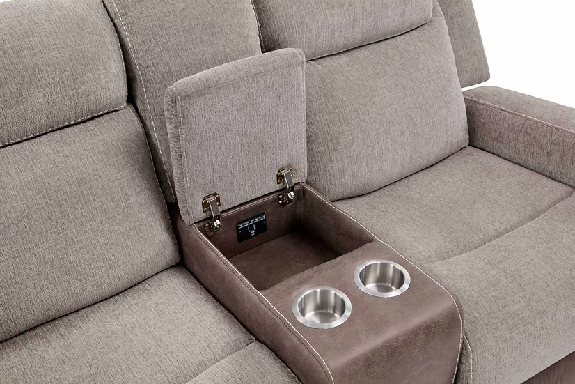 Nisa 3PCS (SOFA & LOVESEAT, & Recliner) Brown