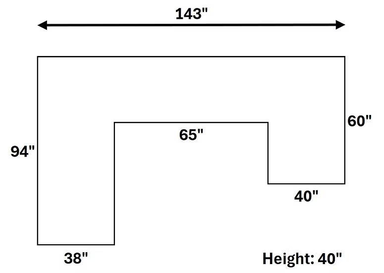 Austin Lt. Grey Sectional