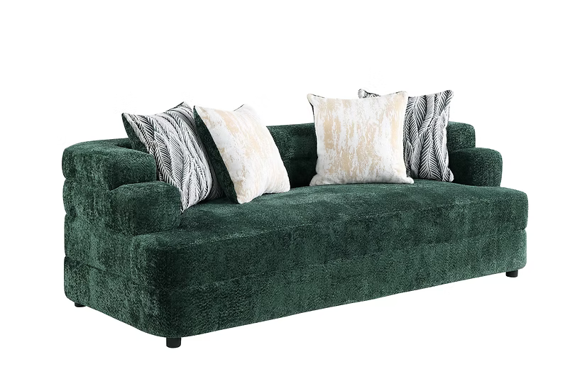 Steoso Sofa and Loveseat Green