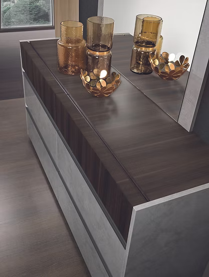 Cindy Collection Italian Bedroom Set King 4 Pc