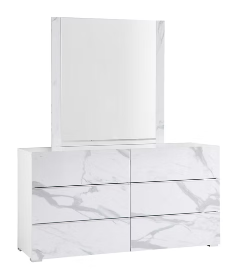 Nina Collection Italian Bedroom Set Queen 4 Pc