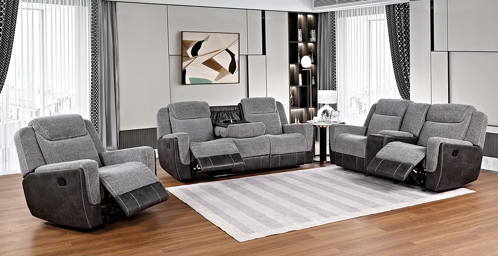 Nisa 2PCS (SOFA & LOVESEAT) Grey