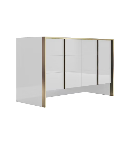 Fiocco Collection Italian Bedroom Set King 4 Pc