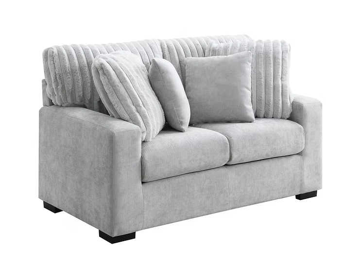 Tara Sofa/Loveseat/Chair Set Grey