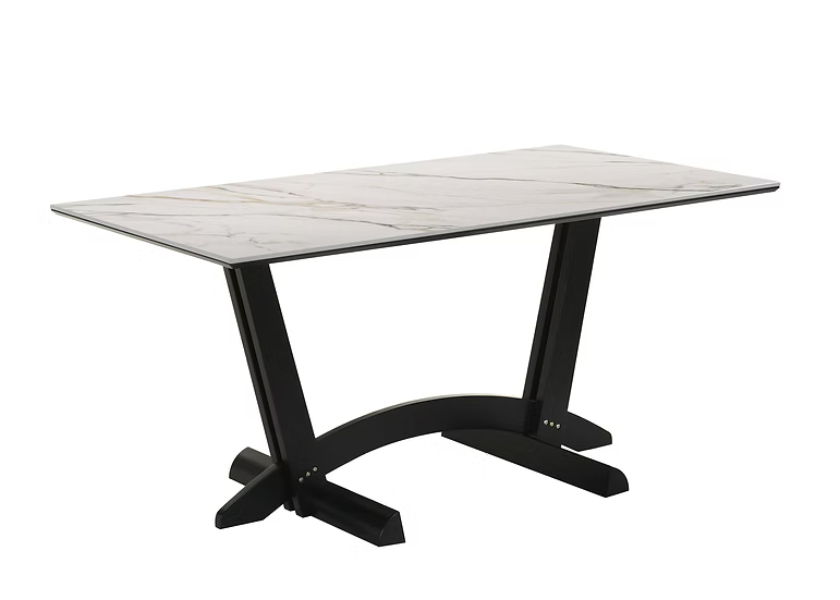 Nava Dining Set White 7 Pc