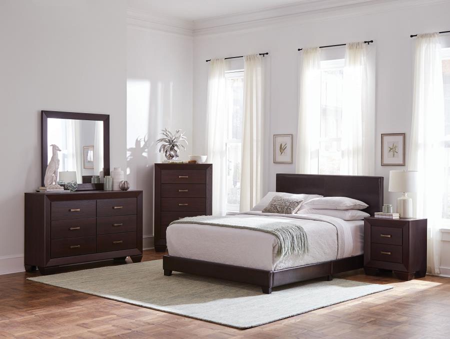 orian 5-piece Eastern Queen Bedroom Set Dark Cocoa