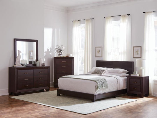 orian 5-piece Eastern Queen Bedroom Set Dark Cocoa