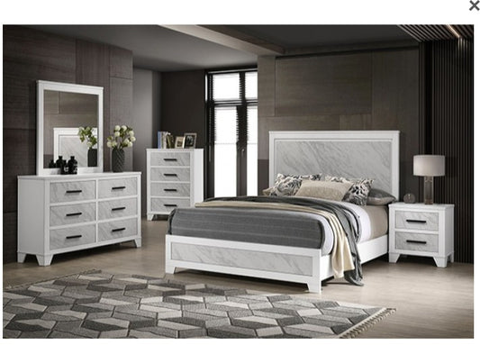 Darlene 5 Pc Queen Bedroom Set w/ 2 Nightstands